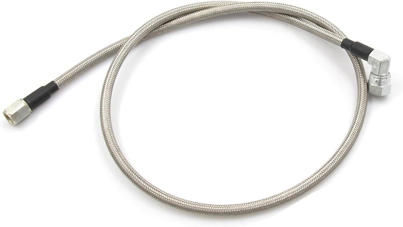 LVOUP 4AN Stainless Steel Braided Turbo Oil Feed Line 18" Turbocharger Oil Drain Return Line Hose And Hose Ends - Image 5